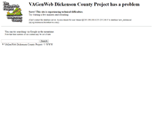 Tablet Screenshot of dickenson.horsethieves.com